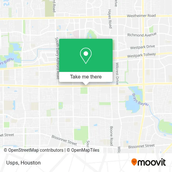Usps map