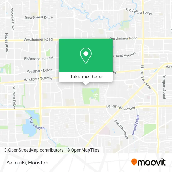 Yelinails map