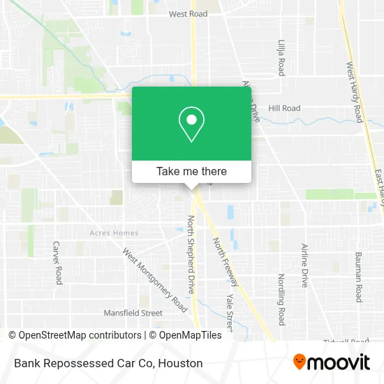Bank Repossessed Car Co map
