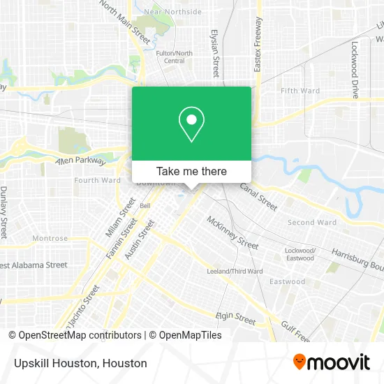 Upskill Houston map