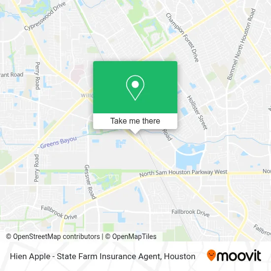 Hien Apple - State Farm Insurance Agent map