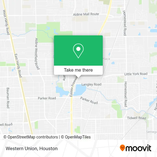 Western Union map