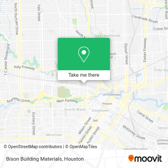 Bison Building Materials map