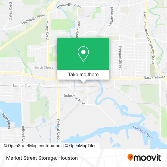 Market Street Storage map