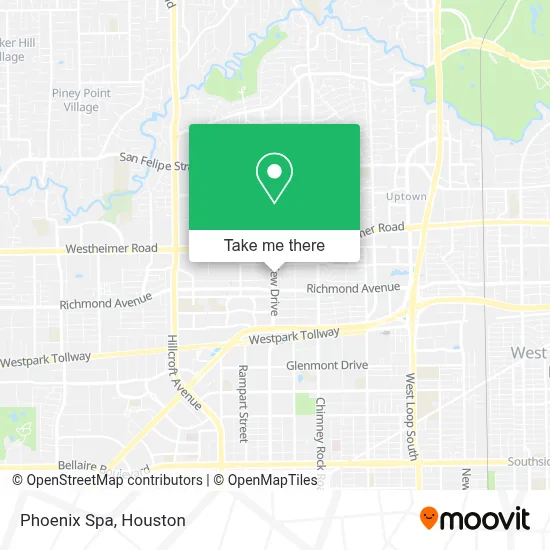 Phoenix Spa map