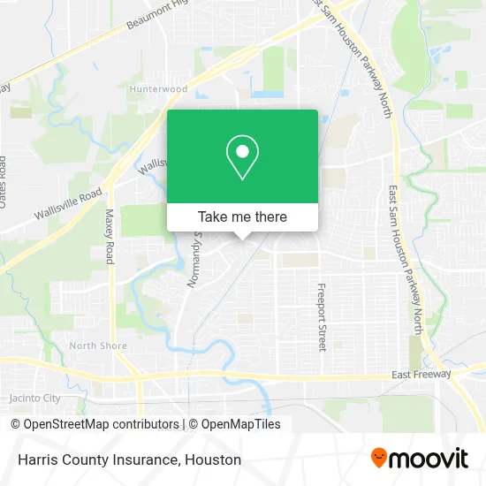 Harris County Insurance map