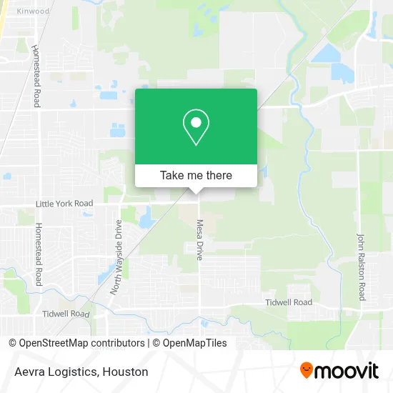 Aevra Logistics map