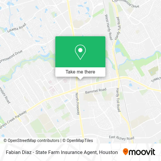 Fabian Diaz - State Farm Insurance Agent map