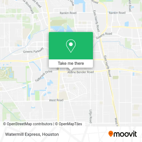 Watermill Express map