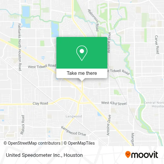 United Speedometer Inc. map