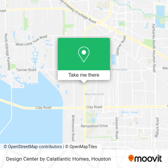 Design Center by Calatlantic Homes map