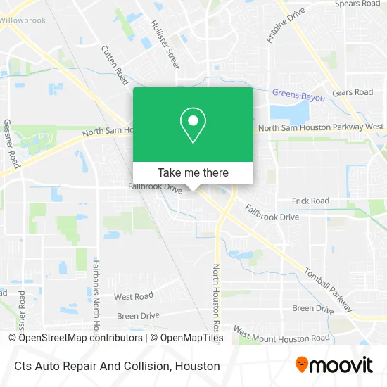 Cts Auto Repair And Collision map