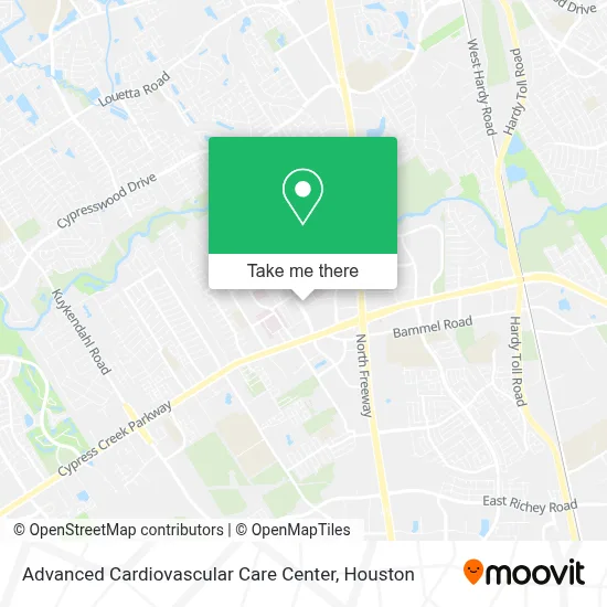 Advanced Cardiovascular Care Center map