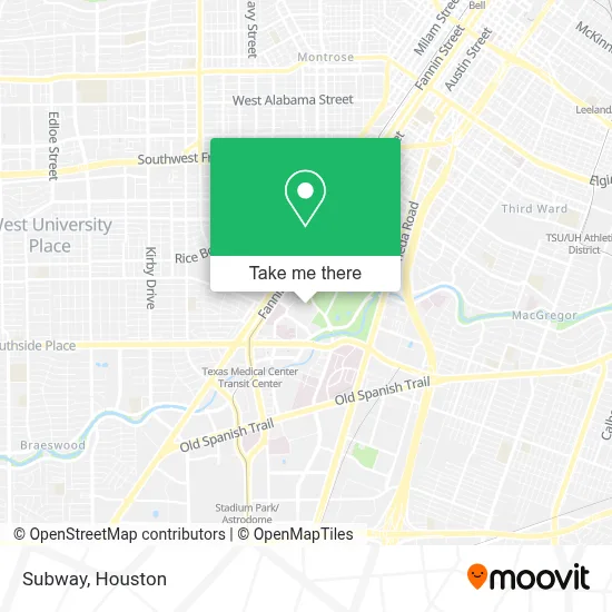 Subway map