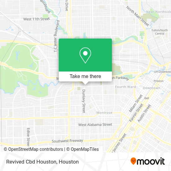Revived Cbd Houston map