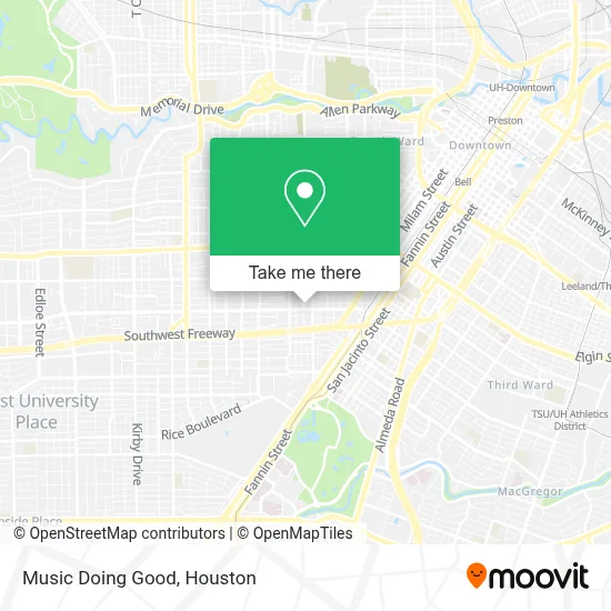 Music Doing Good map