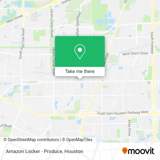 Amazon Locker - Produce map