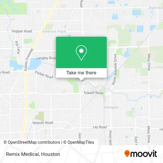 Remix Medical map