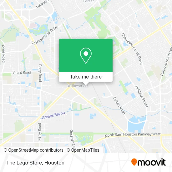 The Lego Store map