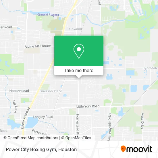 Power City Boxing Gym map