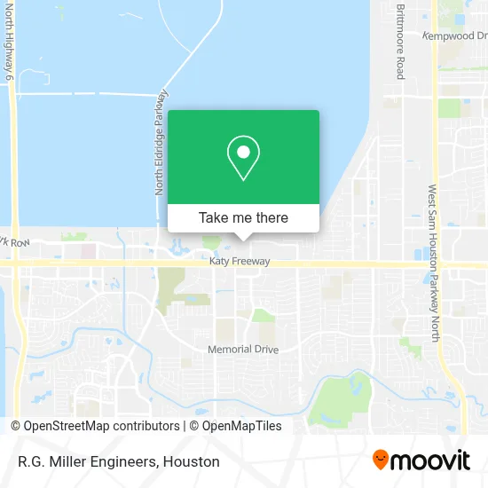 R.G. Miller Engineers map