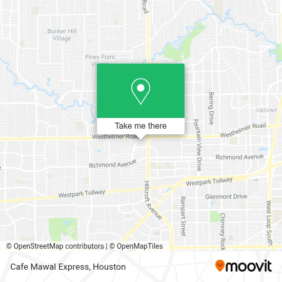 Cafe Mawal Express map