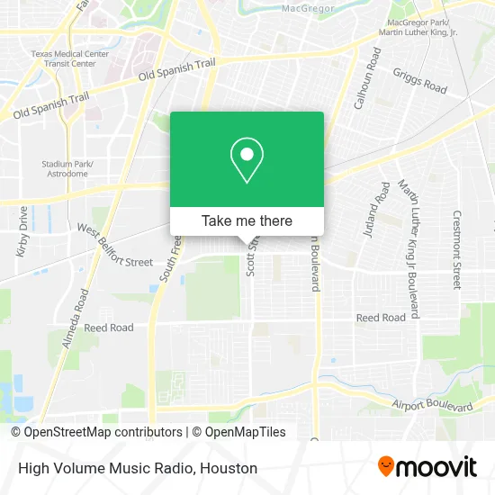 High Volume Music Radio map
