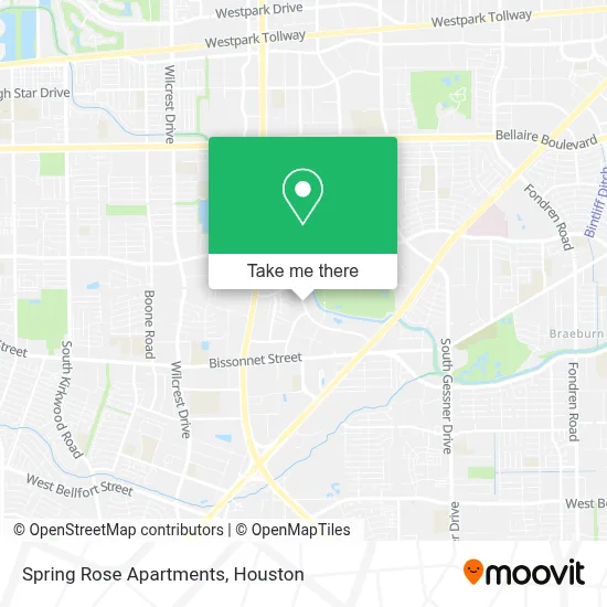 Spring Rose Apartments map