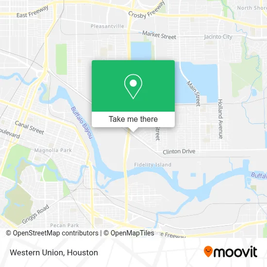 Western Union map