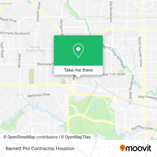 Barnett Pro Contractor map