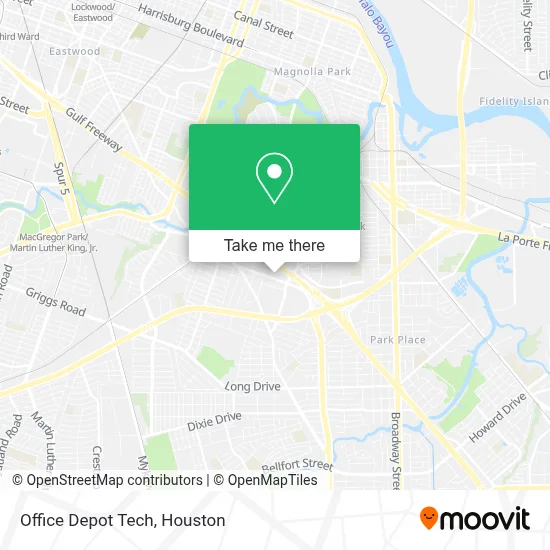 Office Depot Tech map