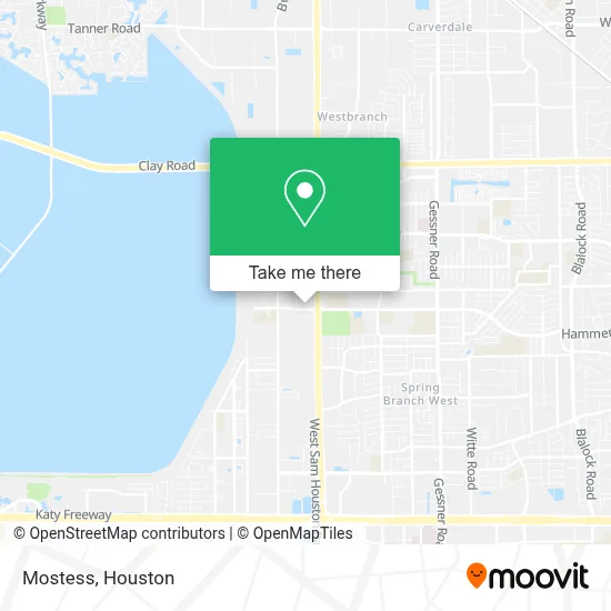 Mostess map