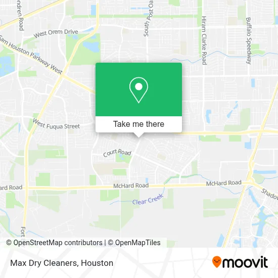Max Dry Cleaners map