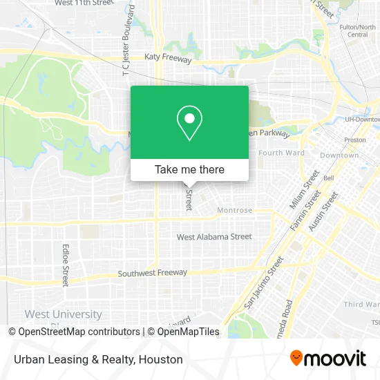 Urban Leasing & Realty map