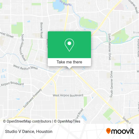 Studio V Dance map