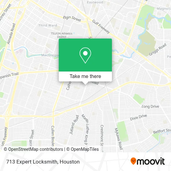 713 Expert Locksmith map