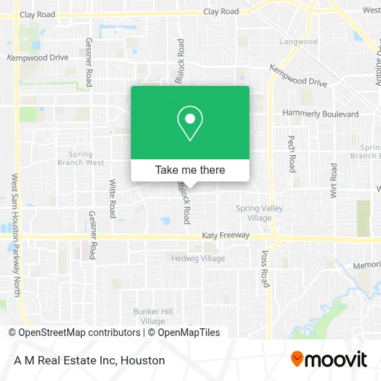 A M Real Estate Inc map
