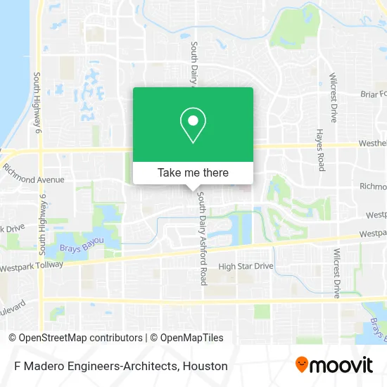 F Madero Engineers-Architects map