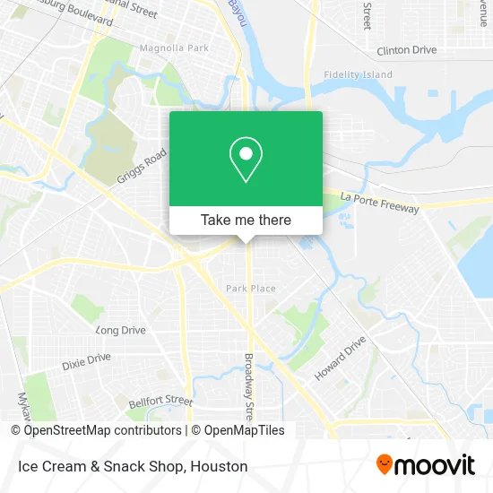 Ice Cream & Snack Shop map