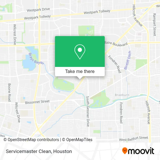 Servicemaster Clean map