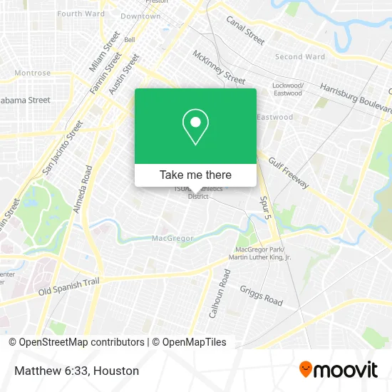 Matthew 6:33 map