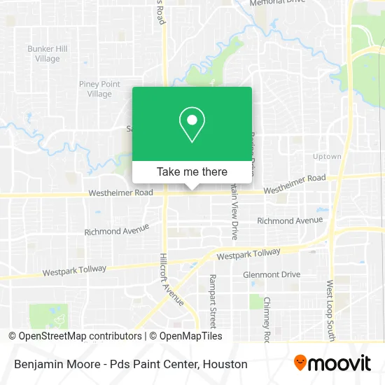 Benjamin Moore - Pds Paint Center map