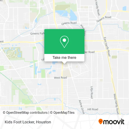Kids Foot Locker map