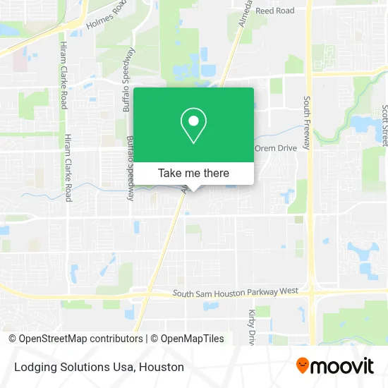 Lodging Solutions Usa map