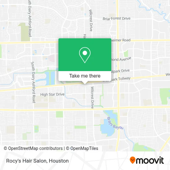 Rocy's Hair Salon map