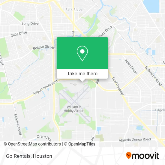 Go Rentals map