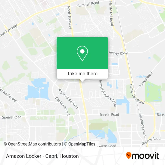 Amazon Locker - Capri map
