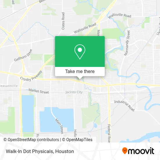 Walk-In Dot Physicals map
