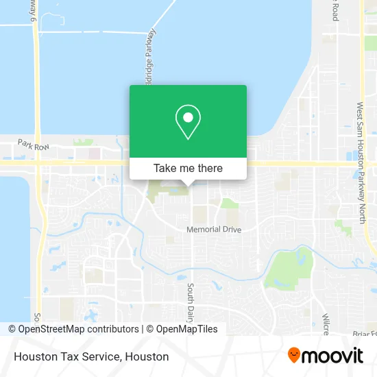 Houston Tax Service map