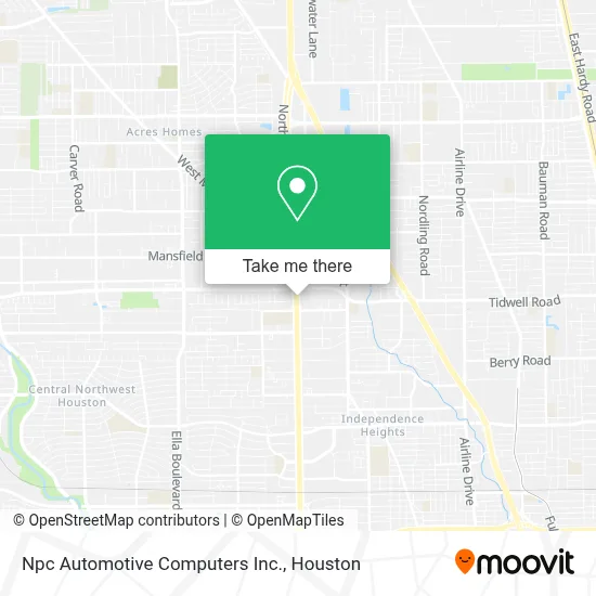 Npc Automotive Computers Inc. map